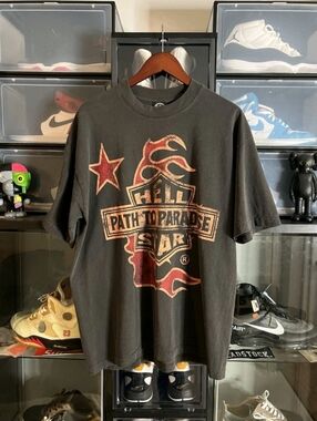 Hellstar 1st Biker T Shirt Large